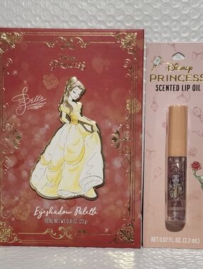 Disney Princess Belle 12 Pan Eyeshadow Palette & Scented Lip Oil